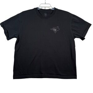Majestic MLB Toronto Blue Jays Mens Black T Shirt Graphic Tee XL